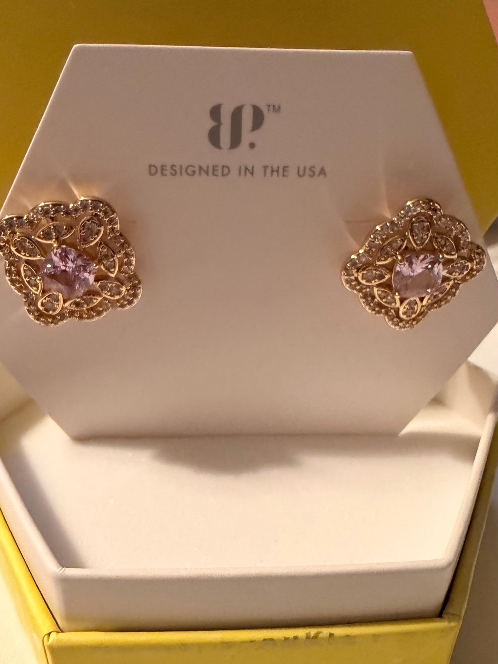 bp - gold earrings
